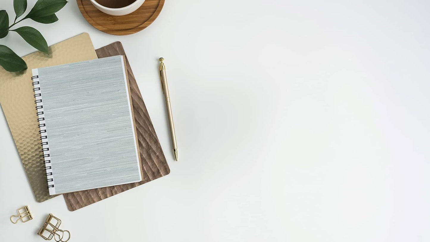 NuWallpaper x Social Social Whisper Blue Classic Faux Grasscloth Peel & Stick Wallpaper