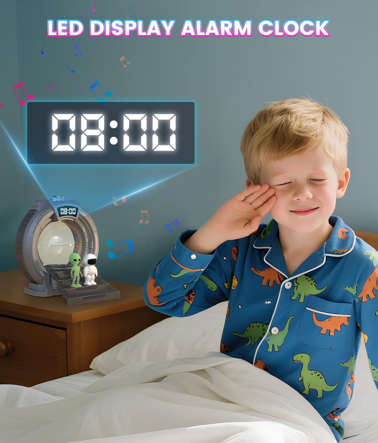 Northern Galaxy Light Projector with Plasma Ball,Remote Control LED Night Light Aurora Portal Projector with Bluetooth Speaker, White Noise, Timer - for Bedroom,Kids Room Gifts for Christmas