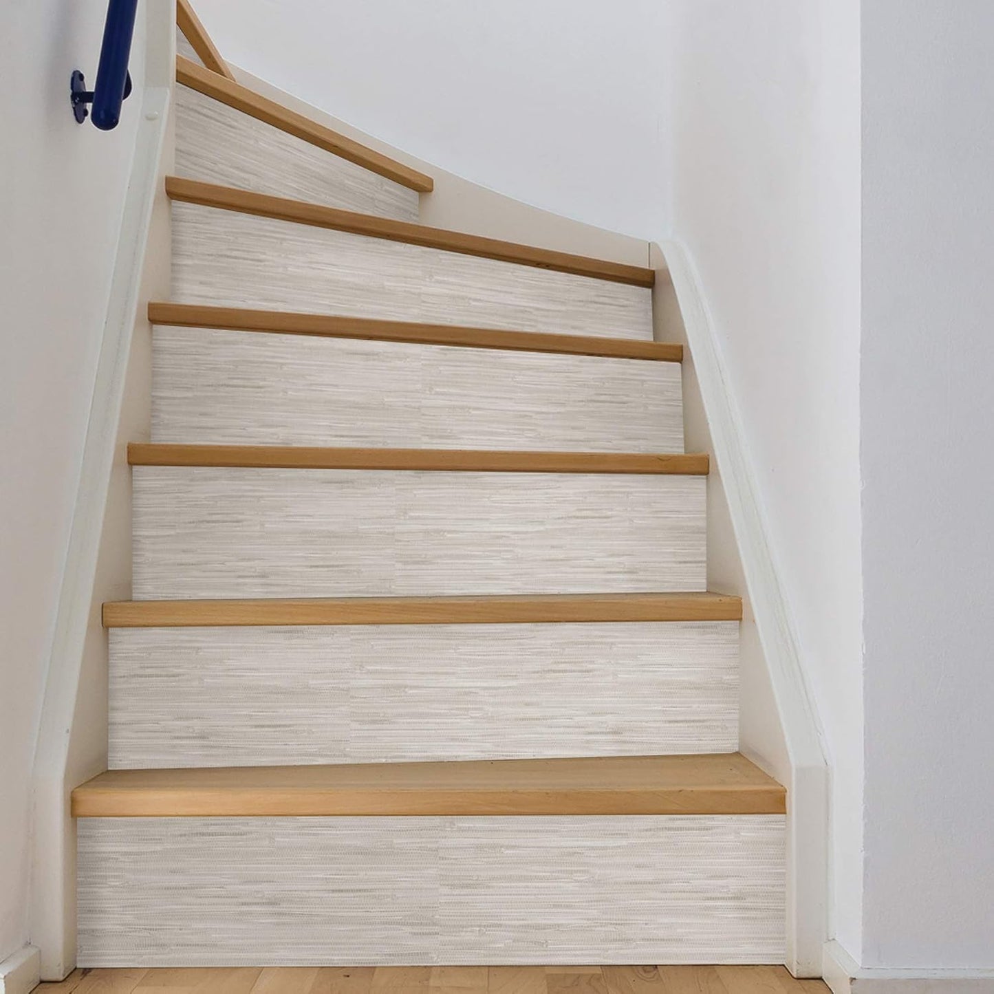NuWallpaper Cream Vinyl Grassweave Peel & Stick Wallpaper, NUS2875