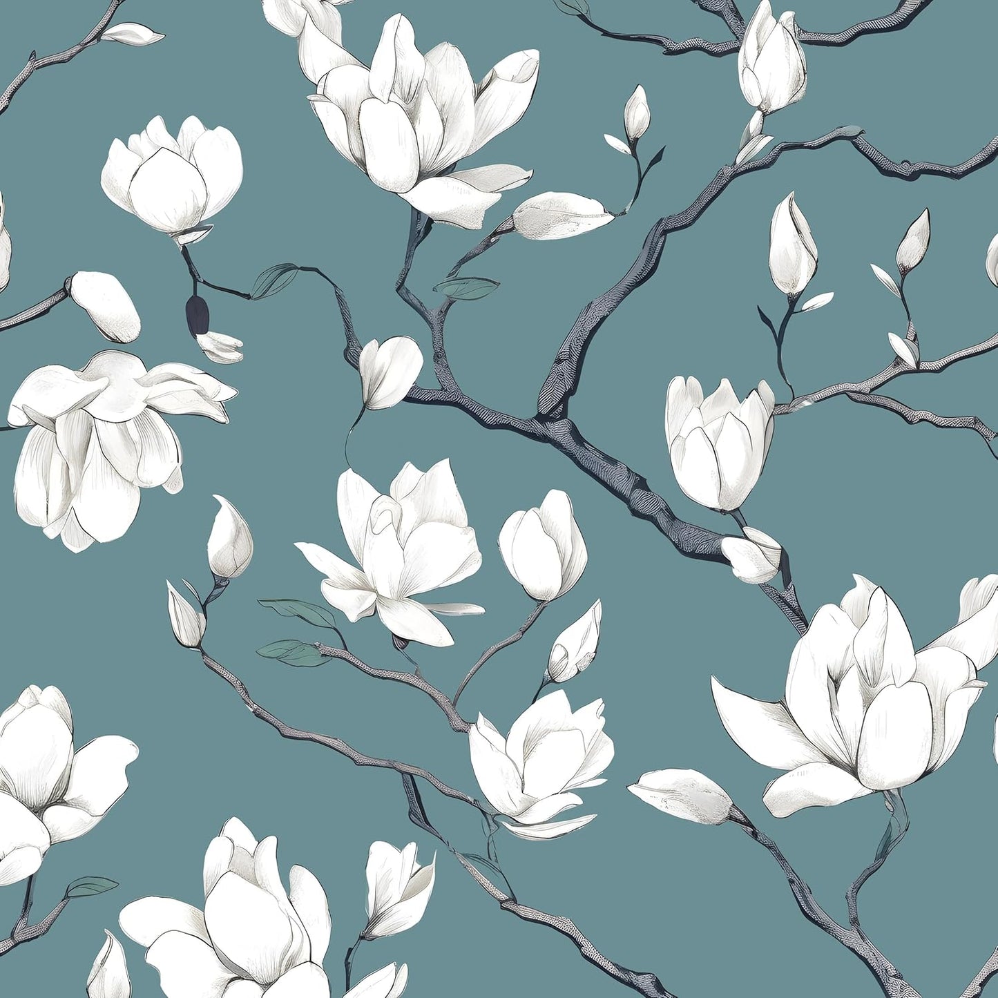 Green Leaf Wallpaper Peel and Stick Bird Wallpaper 17.5" x 393" Vintage Contact Paper Waterproof Self Adhesive Removable Boho Floral Wall Paper for Bedroom Walls Cabinet Locker