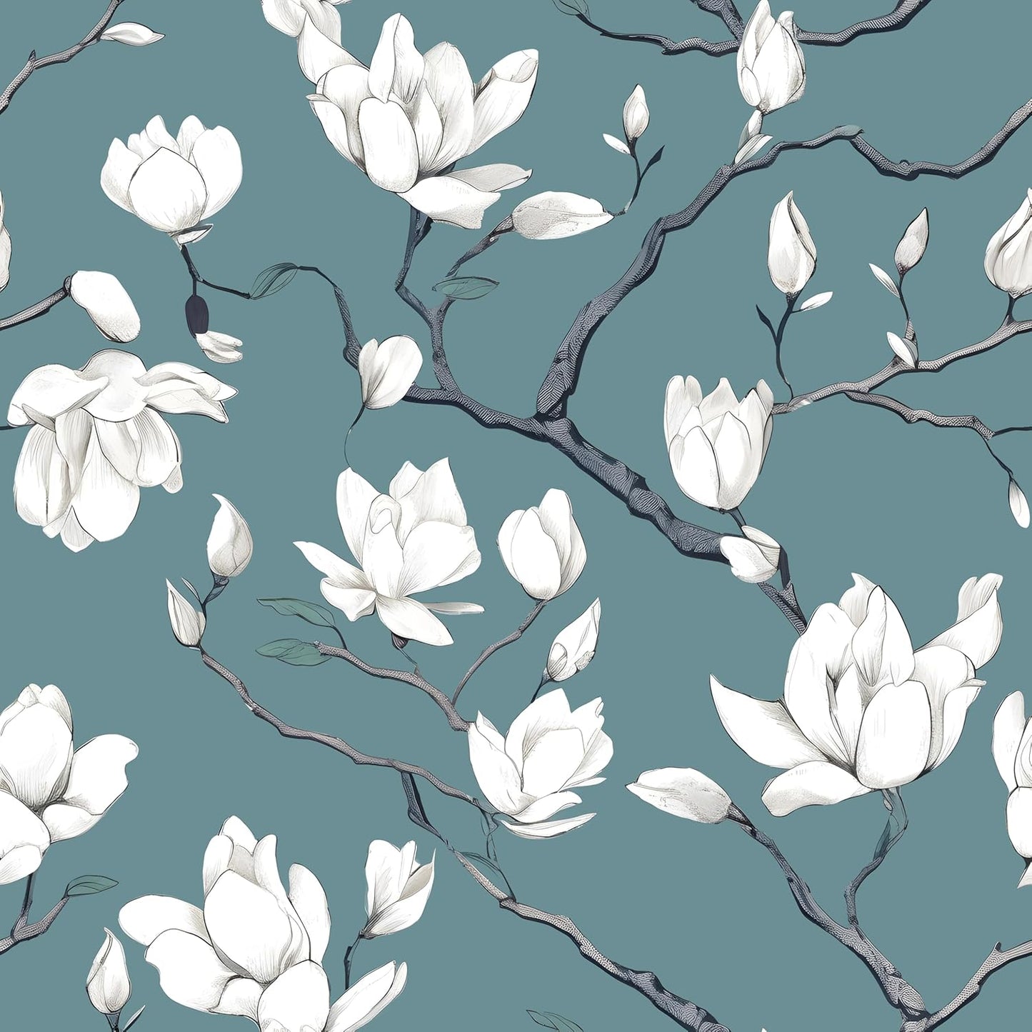 Green Leaf Wallpaper Peel and Stick Bird Wallpaper 17.5" x 393" Vintage Contact Paper Waterproof Self Adhesive Removable Boho Floral Wall Paper for Bedroom Walls Cabinet Locker