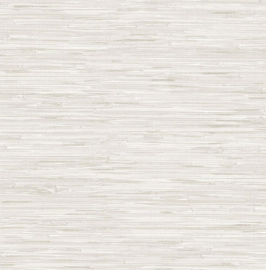 NuWallpaper Cream Vinyl Grassweave Peel & Stick Wallpaper, NUS2875