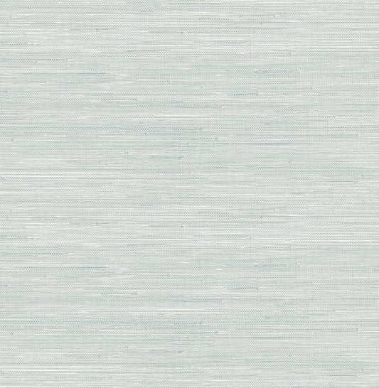 NuWallpaper x Social Social Whisper Blue Classic Faux Grasscloth Peel & Stick Wallpaper