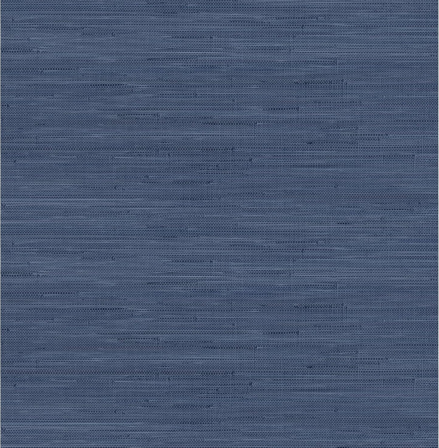 NuWallpaper x Social Social Whisper Blue Classic Faux Grasscloth Peel & Stick Wallpaper